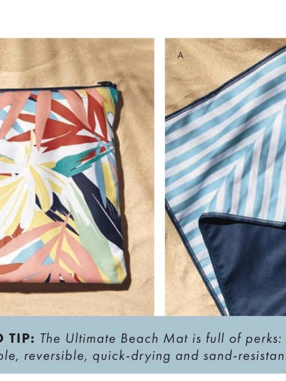 Thirty-One Ultimate Beach Mat Painted Palms NWT/NIP